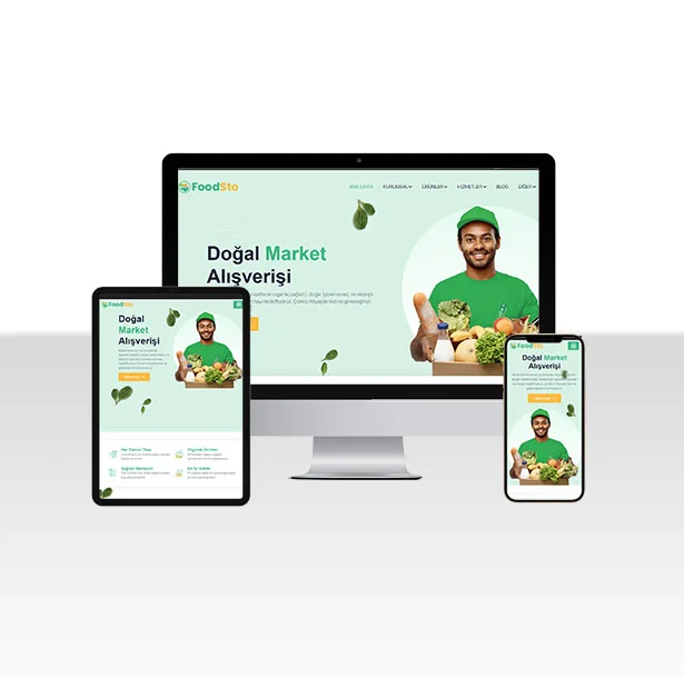 Butik Organik Gıda Web Paketi