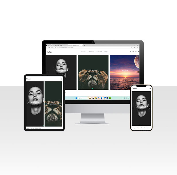 Kişisel Fotoğrafçılık Php Web Sitesi Scripti